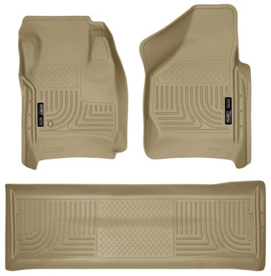 Husky Liners  Fits 2008-2010 Ford F-250 Super Duty Crew Cab Pickup, 2008-2010 Fo - Imagem 1 de 4