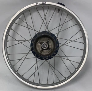 1980 XR500 FRONT WHEEL 23X1.60 RIM   NICE HONDA XR XL 500 44601-429-000 OEM - Picture 1 of 13
