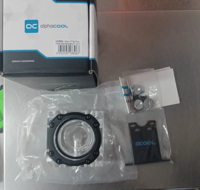 Alphacool Eisdecke D5 attachment - acrylic G1/4 VPP755/VPP655/TPP644/MCP655 - Image 1 of 2