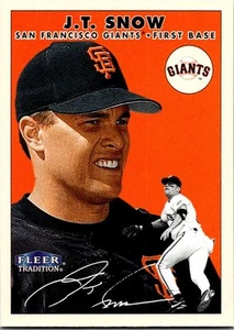 2000 Fleer Tradition #315 J.T. Snow - Picture 1 of 2