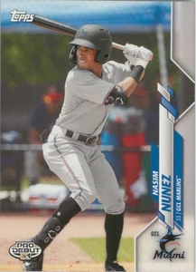 Nasim Nunez 2020 Topps Pro Debut #PD-31 Miami Marlins - Bild 1 von 2