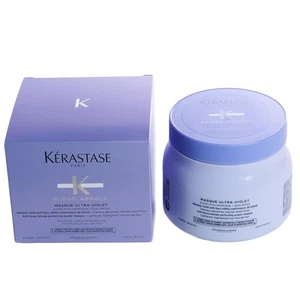 Kerastase Blond Absolu Maschera Ultra-Violetta Anti-Ottone Biondo Perfezionante 16,9 oz - Foto 1 di 3