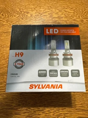 SYLVANIA H9 LED Powersport Headlight Bulbs – Fog & Off-Road Vehicles (2 Pack) - Image 1 of 3