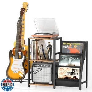 Bikoney Plattenspieler Ständer, Gitarrenständer für Akustik, Elektrisch  - Bild 1 von 5