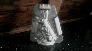 Vintage Kaninchen Schokolade Form 4,75 Zoll #4046 Made in USA - Bild 1 von 6