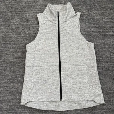 Жилет женский Lululemon Going Places 10 серый с карманами на молнии для спорта на открытом воздухе - Изображение 1 из 4