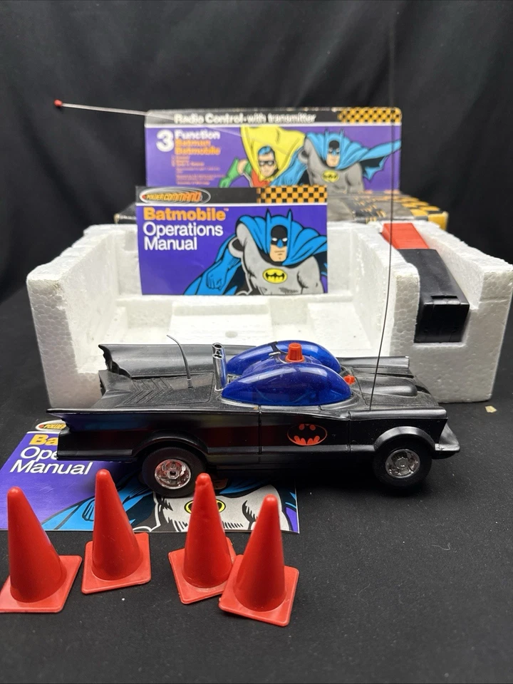 1977 AHI 无线电控制蝙蝠车编号 6786 复古香港完整带盒 — 第 1/4 张图片