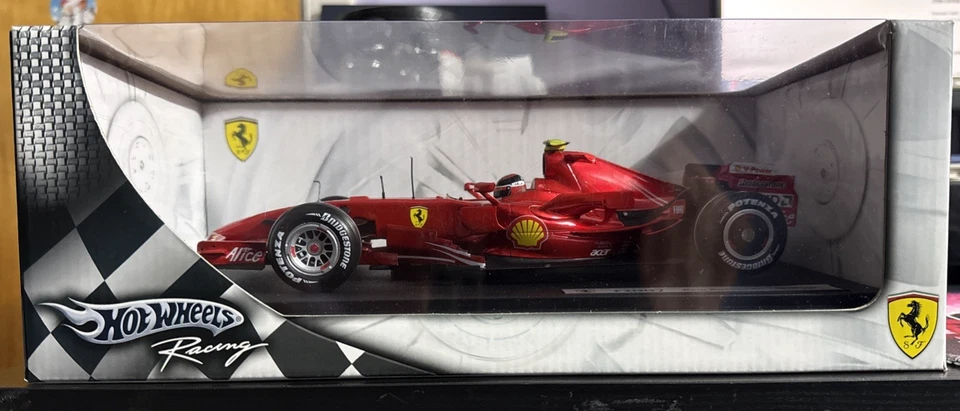 F1 Hot wheels Formula 1 - F2007 Ferrari - Kimi Raikkonen - die cast 1:18  NIB - Image 1 of 4