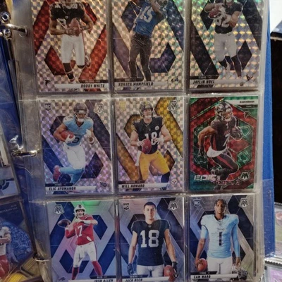 ✅ Huge NFL Football Lot 30+ Cards, Rookies, Mosaic, Parallels, Dart, Skattebo - Image 1 of 4