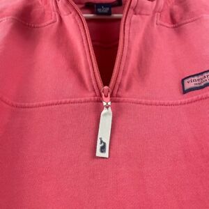 VINEYARD VINES (2014) Official Unisex Martha's 1/4 Zip Pink Sweatshirt Sz Large