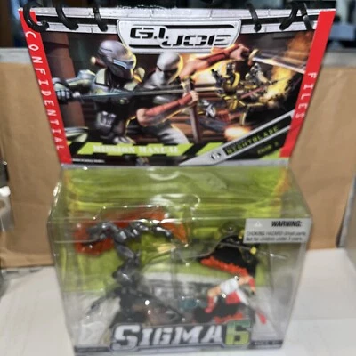 Hasbro G.I. 2006 Juego Joe SIGMA 6 Mission: Nightblade (4 figuras + manual) Foto 1 de 4