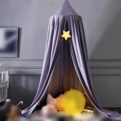 Декор для детской кровати навес покрывало противомоскитная сетка занавеска постельное белье круглый купол палатка - Изображение 1 из 4