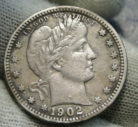 1902-O Barber Quarter Cover