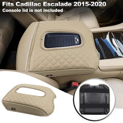 For Cadillac Escalade 2015-2020 Center Console Lid Armrest Cover Leather Pad - Image 1 of 4