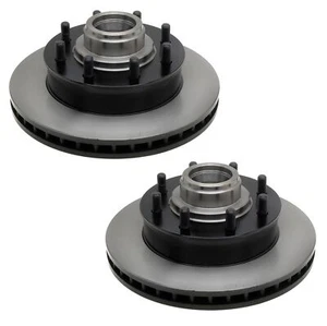 Pair Set of 2 Front Disc Brake Rotors & Hubs ACDelco Pro For GMC C2500 Suburban - Picture 1 of 1