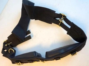 Multi Ring Training PONY Nylon Neoprene lined Surcingle w/webbing Padded 48"~60" - Picture 1 of 1