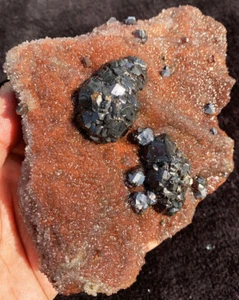 566g New Find Rare Natural Wine Red Sphalerite QUARTZ Crystal Specimen ip1613 - Picture 1 of 12