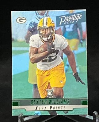2019 Prestige Xtra Points Green #244 Rookie Dexter Williams Green Bay Packers - Image 1 of 2