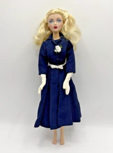 Franklin Mint Grace Kelly blau Mantel Kleid und Handschuhe Gene Marshall Puppe (M) - Bild 1 von 7