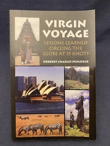 Signed 2001 VIRGIN VOYAGE Herbert Charles Puscheck Cruise Exploration PB - Picture 1 of 11