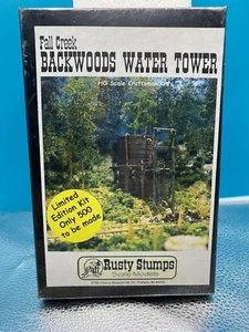 RUSTY STUMPS FALL CREEK BACKWOODS WATER TOWER BUILDING/STRUCTURE KIT - HO SCALE - Picture 1 of 2