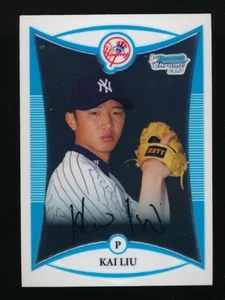 2008 Bowman Chrome Prospects #BCP167 Kai Liu NY Yankees - Picture 1 of 2