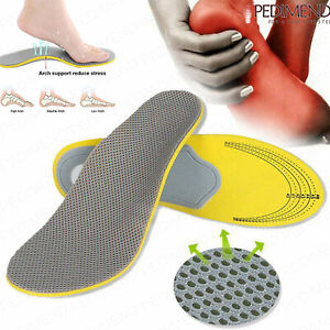 PEDIMEND Arch Support Orthotics Insole Relieve Flat Feet, High Arch, Foot Pain
