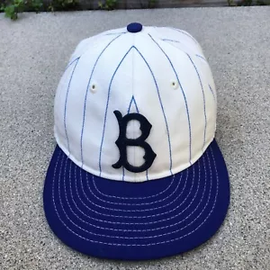 NEW ERA Brooklyn Dodgers Strapback Hat Men's Striped Wool Blend Heritage Series - Picture 1 of 8