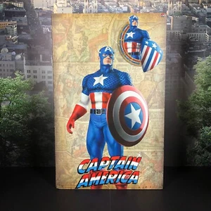 IKON COLLECTABLES - CAPTAIN AMERICA w/INTERCHANGEABLE SHIELD 1/6TH SCALE STATUE - Picture 1 of 24