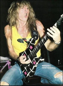 Whitesnake Adrian Vandenberg + WASP Chris Holmes 8 x 11 pin-up photo - Picture 1 of 4