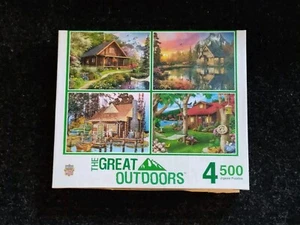 Masterpieces The Great Outdoors 4/500 pc. puzzles-1 Piece Missing - Picture 1 of 5