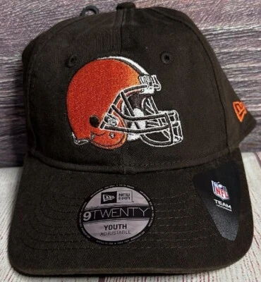 New Era 9Twenty Cleveland Browns NFL Adjustable Strap in Back Youth Boys Cap - Image 1 of 4