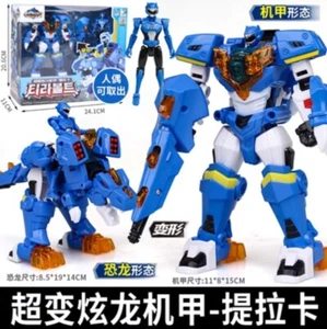 Miniforce Super Dino Power 2 Tyra Volt 6" Transform T-Rex Robot Figura Juguetes en B - Imagen 1 de 6