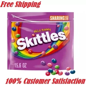 SKITTLES Wild Berry Summer Chewy Candy, Sharing Size, 15.6 oz Bag - Picture 1 of 5