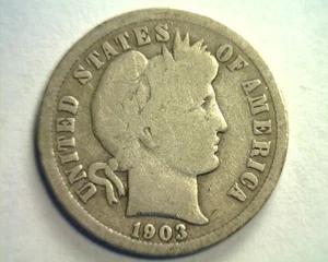 1903-O FRISEURGROSCHEN GUT G SCHÖNE ORIGINAL MÜNZE AUS BOBS MÜNZEN SCHNELLER 99c VERSAND - Bild 1 von 2