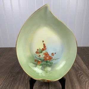 Theodore Haviland Limoges Dish Decorative Bowl Red Currants Berries France - Picture 1 of 10