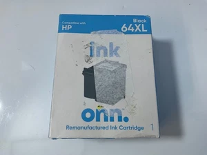 Onn. Cartucho de inyección de tinta HP 64XL negro - Imagen 1 de 4