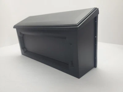 Architectural Mailboxes Windsor Small Black Plastic Wall Mount Mailbox - Image 1 of 4