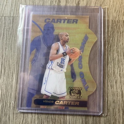 Press Pass 1998 doble amenaza Vince Carter dos en uno novato de Carolina del Norte Foto 1 de 2