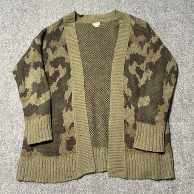 Cárdigan tejido Mossimo Supply Co para mujer grande camuflaje multicolor Foto 1 de 4