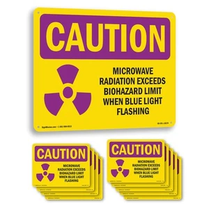 May Contain Radioactive Material OSHA Caution Radiation Sign, Decal 5 or 10 Pack - Afbeelding 1 van 56
