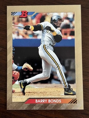 Bowman Barry Bonds 1992 lámina de oro #590 Foto 1 de 2