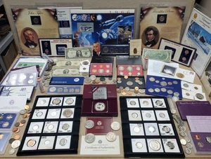 ESTATE SALE LIQUIDATION: Lot's of Silver Coins, Silver Dollar, Kennedy, Nickels - Picture 1 of 24