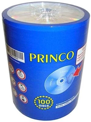 100 Princo Logo Branded CD-R80 700MB 56X BOOST - Image 1 of 3