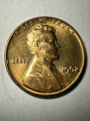 1962 D Lincoln Cent Penny Coin Gem - Image 1 of 2