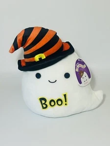 Squishmallows Grace the Ghost 8" Sombrero de Bruja Boo Peluche Kellytoy Nuevo con Etiquetas - Imagen 1 de 5