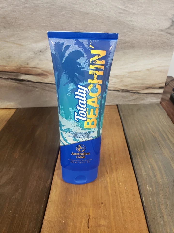 Australian Gold Totally Beachin' Hypoallergenic Bronzer Tanning Lotion +FREE PKT - Image 1 of 1