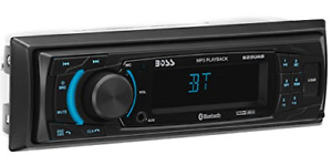 BOSS Audio 625UAB Car Stereo - Single Din, Bluetooth, MP3/USB/WMA AM/FM Radio,