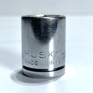 Husky Socket CBM-614 / 14MM / 6Pt.  3/8" Drive Chrome Finish *USA MADE* VGC - Picture 1 of 7