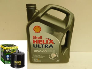 Aceite especial Shell 10W-60 Racing + filtro de aceite Ducati 1200 Superbike también Diavel SE - Imagen 1 de 1
